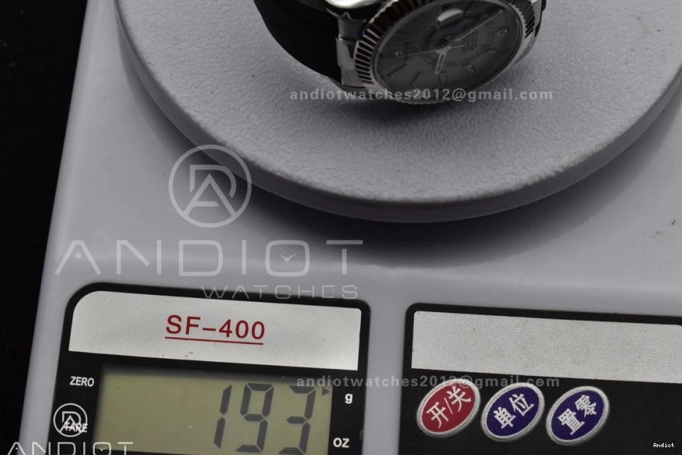 A23J ZF Strap (Gain Black on Best Sky-Dweller SS 336239 Edition Dial Weight) Oysterflex 1:1 0404